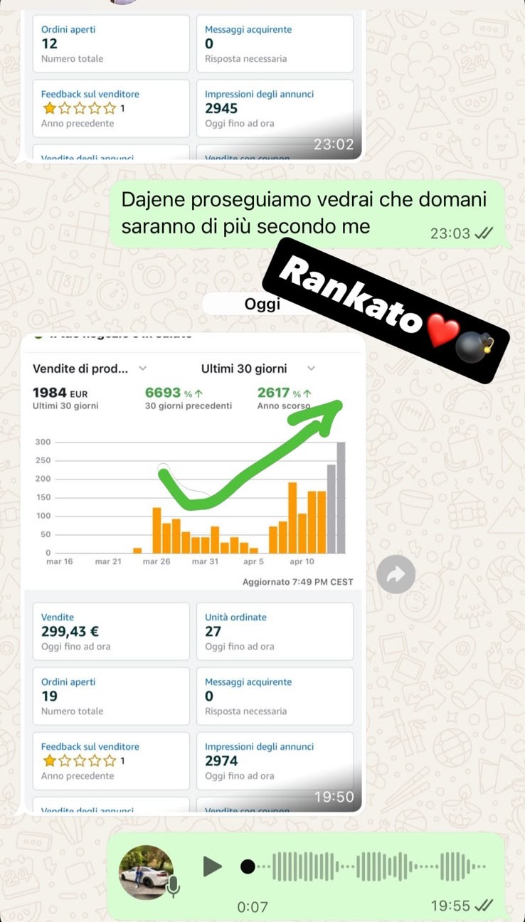 Messaggio di un cliente 10