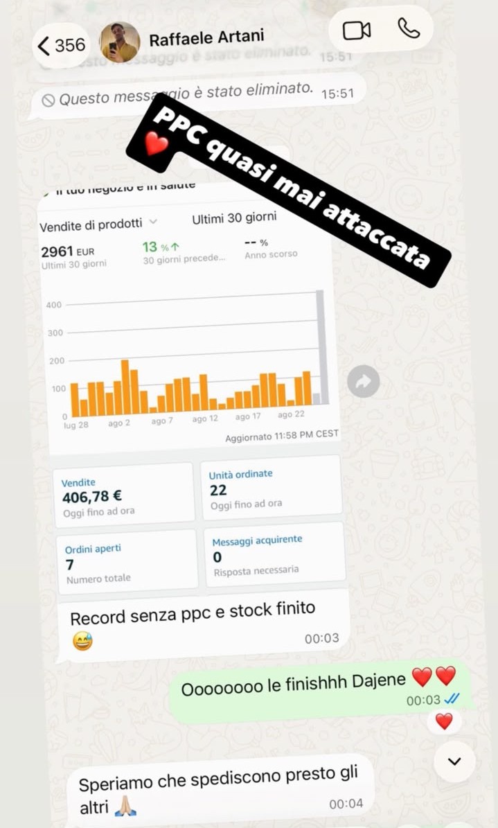Messaggio di un cliente 7