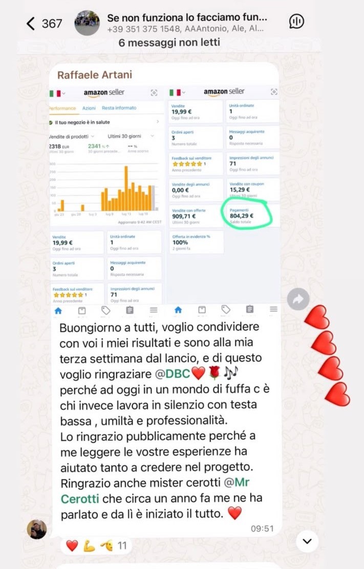 Messaggio di un cliente 5