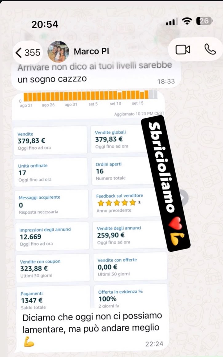 Messaggio di un cliente 14