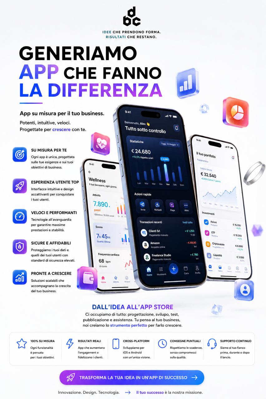 App mobile — DBC GROUP