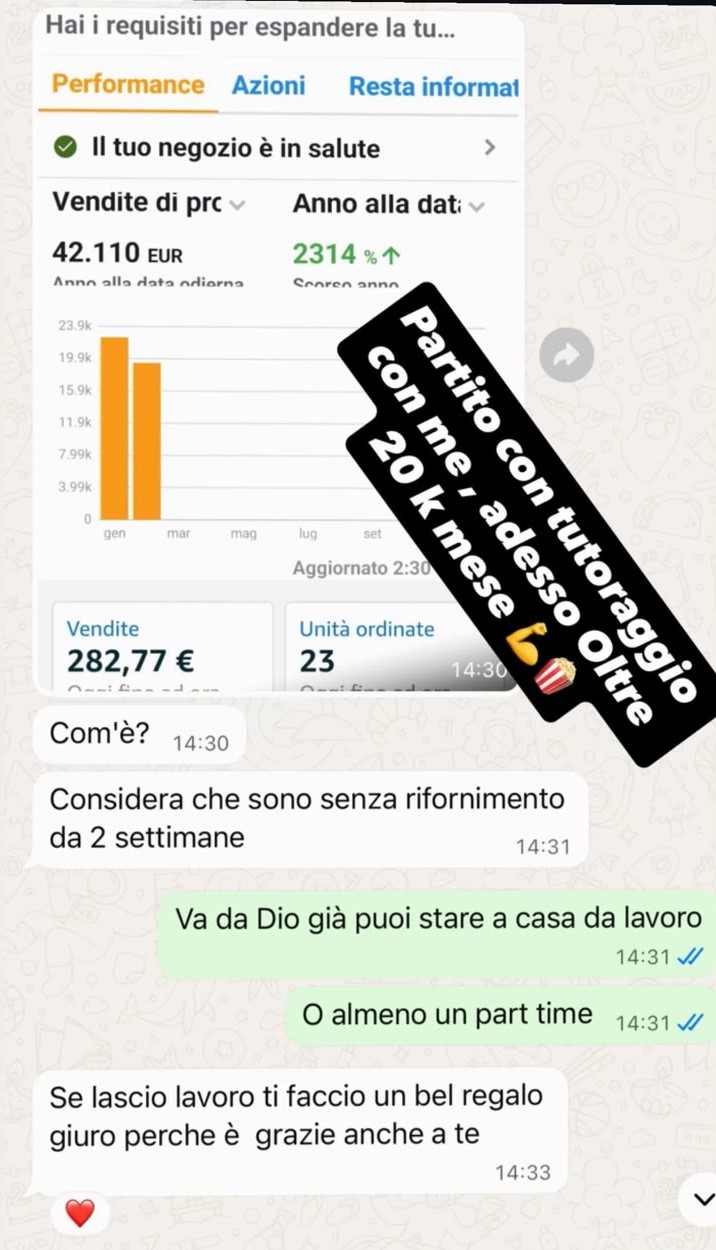 Messaggio di un cliente 13